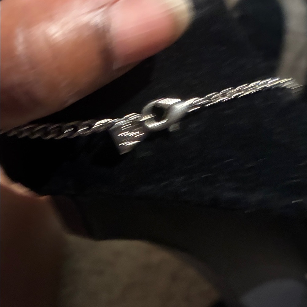 Cookie Lee Silver and Red Necklace - Picture 3 of 5